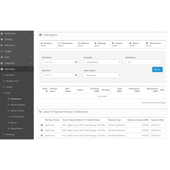 Multi Merchant / Dropshipper PayUMoney 3.0