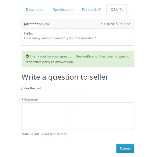 Multi Vendor / Dropshipper Advance Rating And QA 2.0 Multi Vendor / Dropshipper Advance Rating And QA 2.0