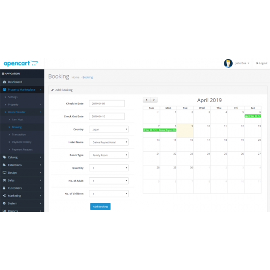 Booking Marketplace System