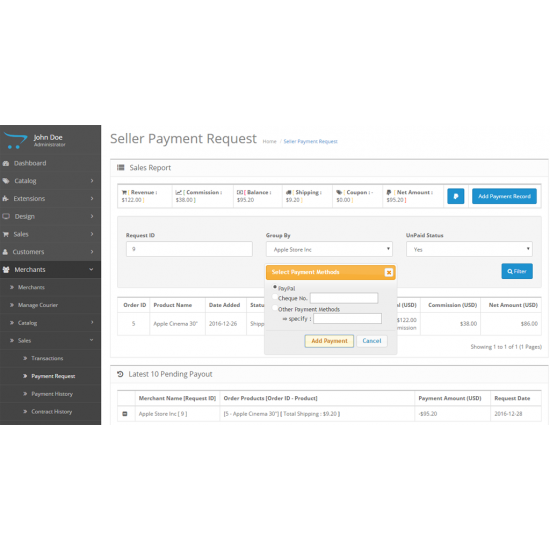 Multi Merchant / DropShipper Module Core 3.0