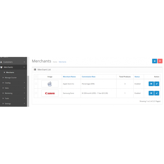 Multi Merchant / DropShipper Module Core 3.0