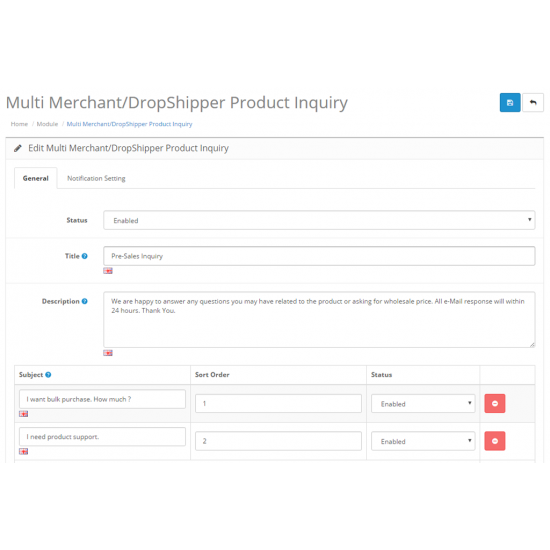 Multi Merchant / Dropshipper Product Inquiry 3.0 Multi Merchant / Dropshipper Product Inquiry 3.0