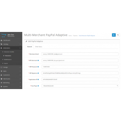 Multi Merchant / Dropshipper Paypal Adaptive 3.0