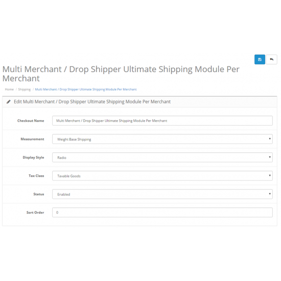 Multi Merchant/ Drop Shipper Ultimate Shipping 3.0