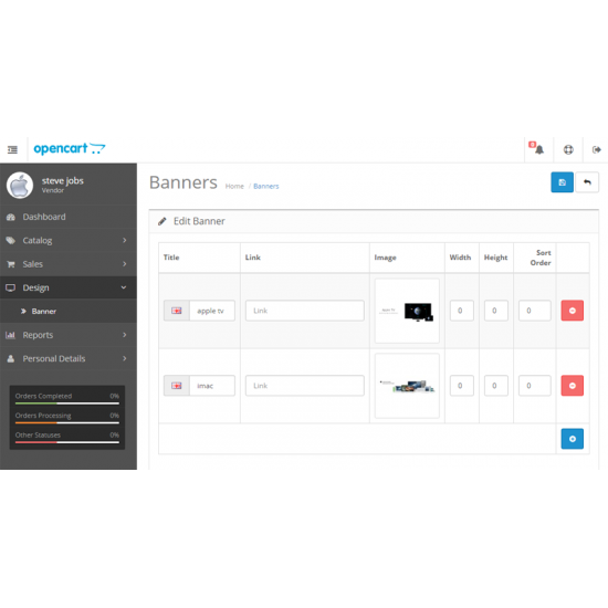 Multi Vendor / Dropshipper Vendor Logo EX 2.0 