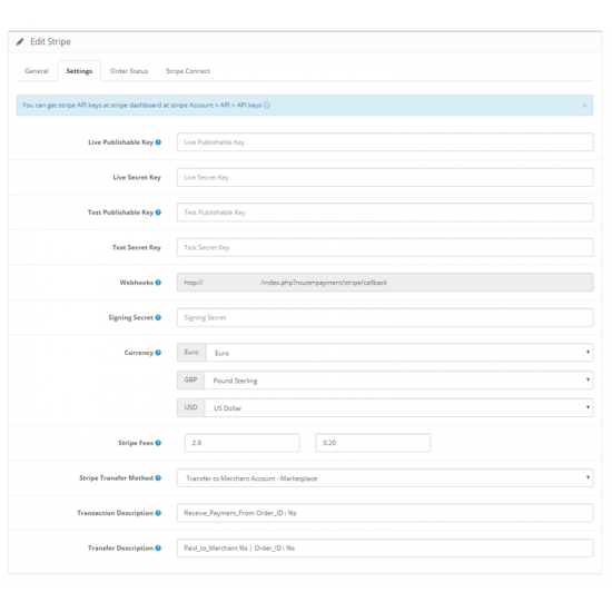 Multi Merchant / Dropshipper Payment Stripe 3.0