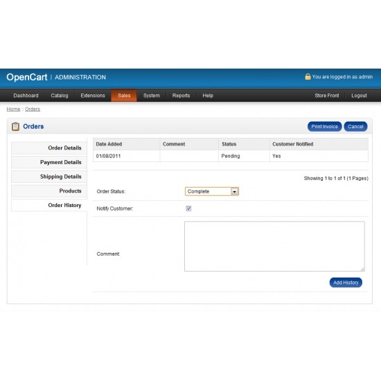 Vendor / DropShipper Module