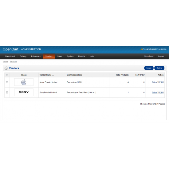 Multi Vendor / DropShipper Module (OpenCart Addon - vQmod) Multi Vendor / DropShipper Module (OpenCart Addon - vQmod)