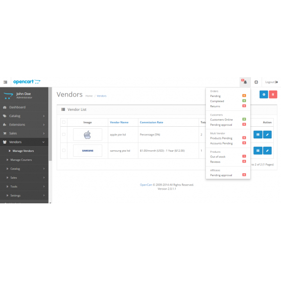 Multi Vendor / DropShipper Module 2.0