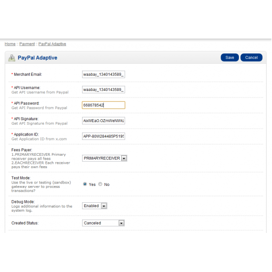 Multi Vendor / Dropshipper Paypal Adaptive