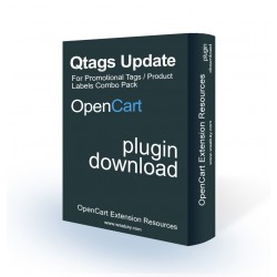 QTags For Promotional Tags & Product Labels Features Rich v1 (OpenCart Addon)