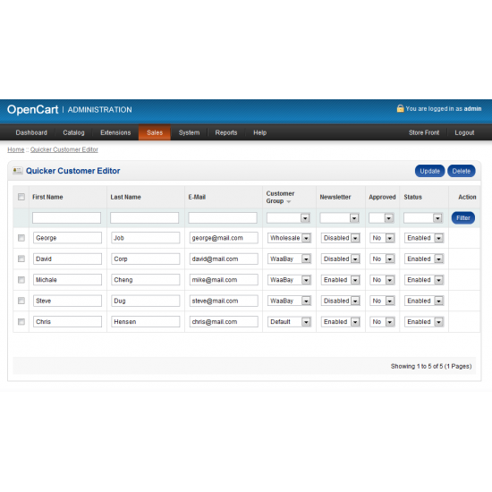 Quicker Customer Editor Quicker Customer Editor