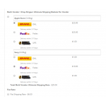 Multi Vendor / Drop Shipper Ultimate Shipping Module Per Vendor