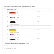 Multi Vendor / Drop Shipper Ultimate Shipping Module Per Vendor