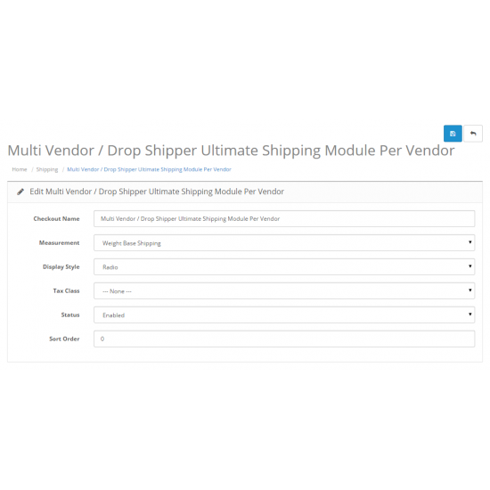 Multi Vendor / Drop Shipper Ultimate Shipping Module Per Vendor Multi Vendor / Drop Shipper Ultimate Shipping Module Per Vendor