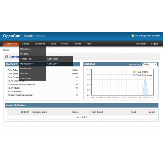 Vendor / DropShipper Module