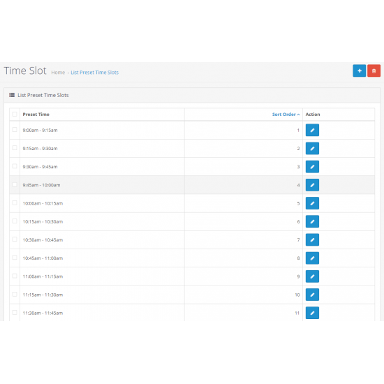 Smart Delivery TimeSlot Plus